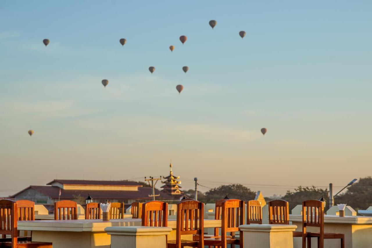 Temple View Hotel New Bagan Kültér fotó