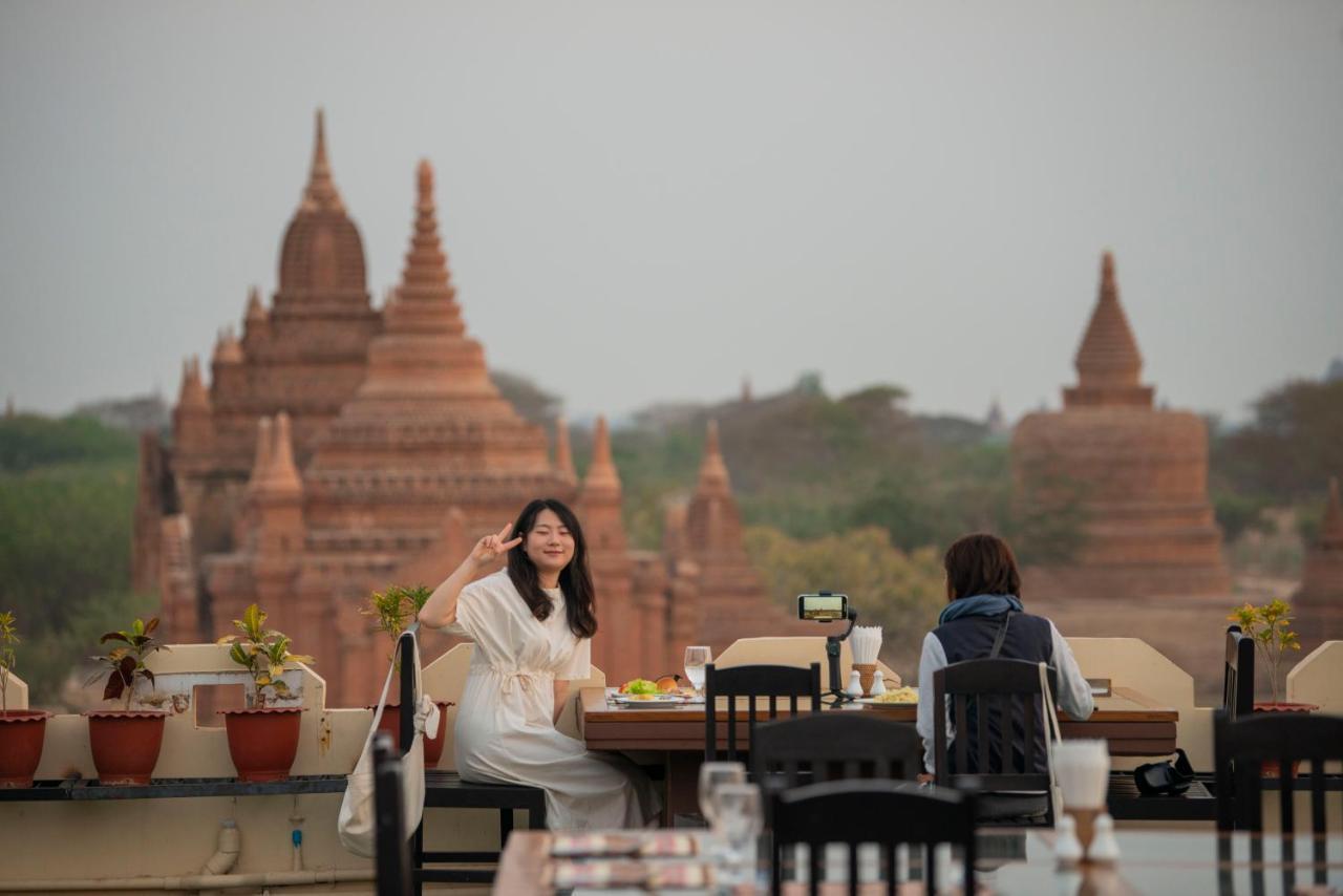 Temple View Hotel New Bagan Kültér fotó